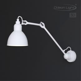 Odeon light 4126/1WD MODERN ODL19 587 белый Бра на кронштейне Е14 1*40W ARTA  - 4 купить